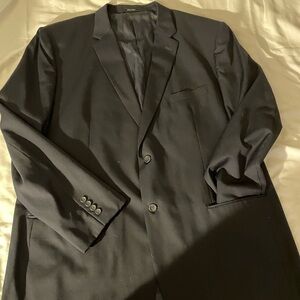 Men's Black blue- Classic Single-Breasted Suit Jacket 2xl Joseph & feiss 3xl